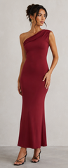 Plum Veil Maxi Dress