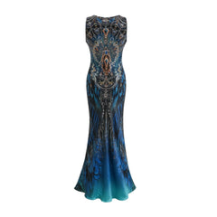 Marilyn graphic-print maxi dress
