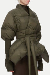 Juno Belted Batwing Jacket - Green