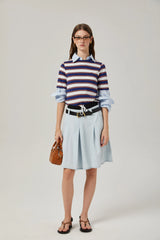 Céleste back-slit cotton shirt
