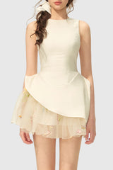 Liechti Floral Layer Mini Dress