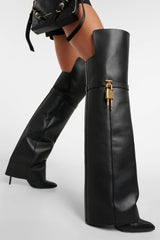 Gaines Asymmetric Buckle Boots