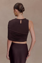 Adrienne One Shoulder Slinky Top