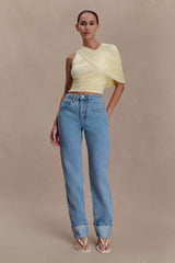 Adrienne One Shoulder Slinky Top