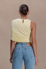 Adrienne One Shoulder Slinky Top