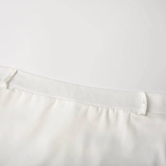 Karina layered-hemline mini skirt