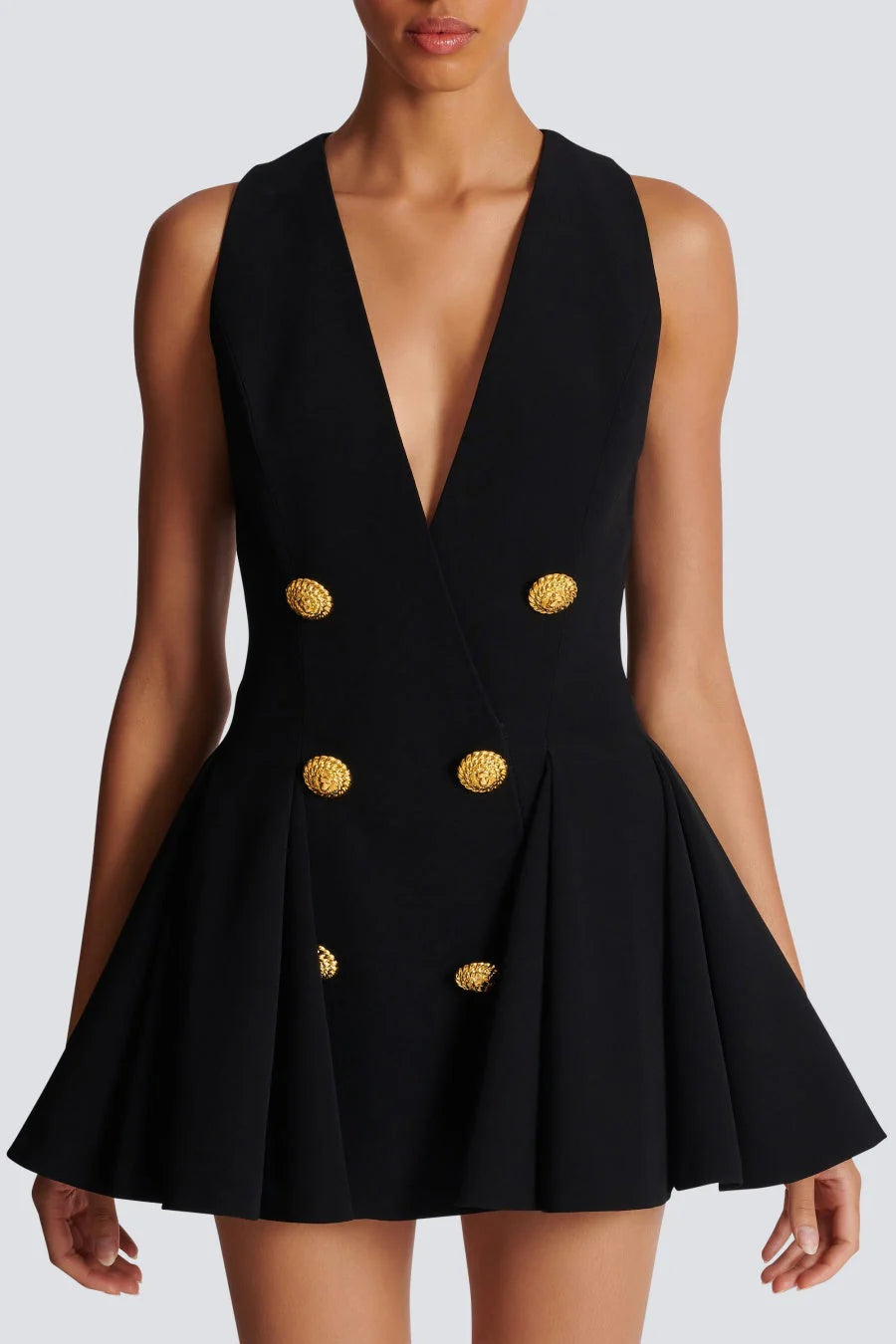 Makia Pleated Flared  Mini Dress