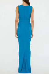 Juliea Draped Cutout Maxi Dress