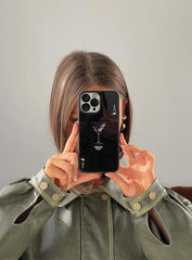 Alter Egos iPhone Case Black