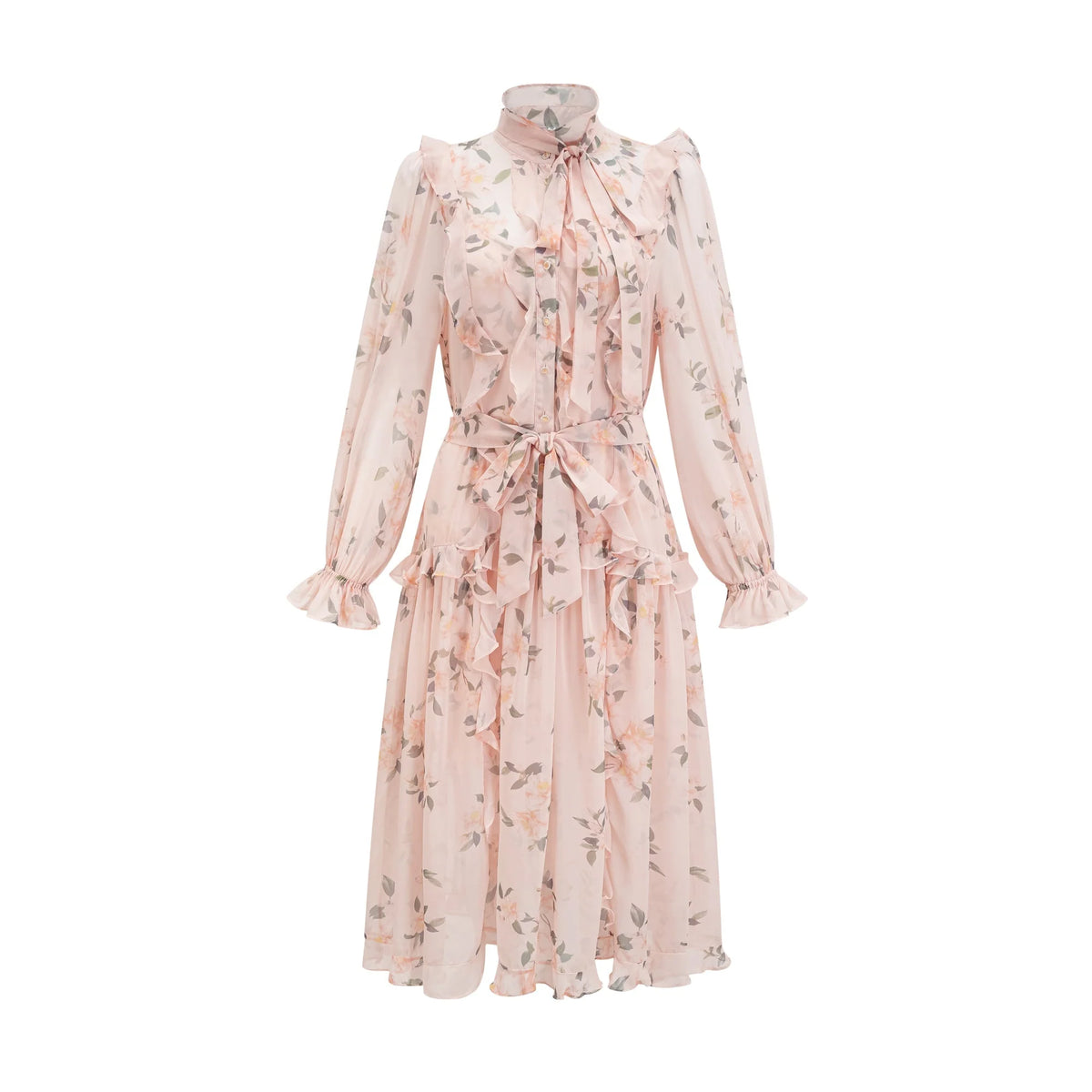 Clothilde ruffled midi dress