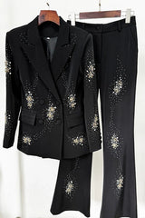 Dana Diamante Blazer Set