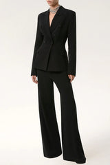 Kaler Fringed Backless Blazer