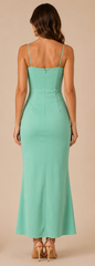 Adara Corset Maxi Dress Blue