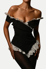Dolley Lace Off Shoulder Bodysuit