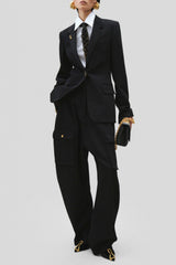 Ephram Keyhole Embellished Blazer