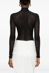 Deirdre Feather Mesh Bodysuit