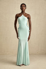 Amélie ruffle-detail butterfly maxi dress