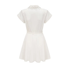 Analissa crystal-embellished mini dress