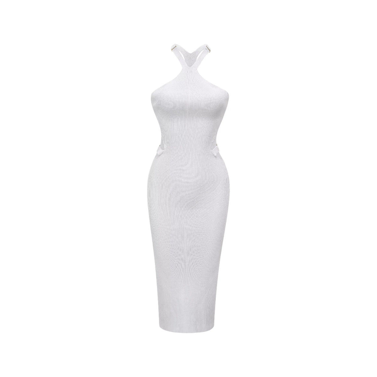 Margeaux halterneck cut-out midi dress