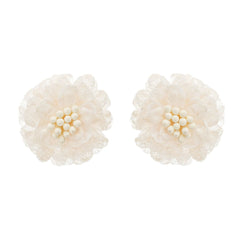 Juana floral-motif earrings
