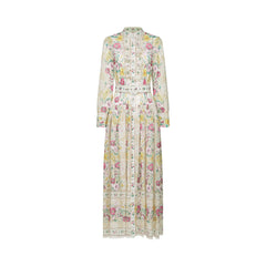 Désirée pleated floral-print midi dress