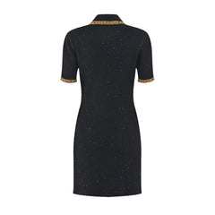 Héloïse sequin knitted dress