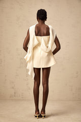 Danaé ribbon-design flared mini dress