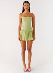 Bambini Mini Dress - Green