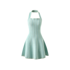 Marla knitted flared mini dress