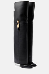Gaines Asymmetric Buckle Boots
