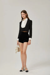Isabeau jacket & shirt & shorts matching set