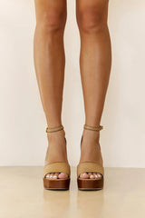 Floria Heels Banana Leather