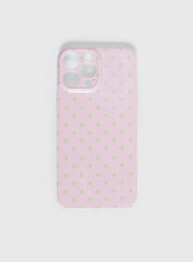 What You Wanted Iphone Case Pink Polka