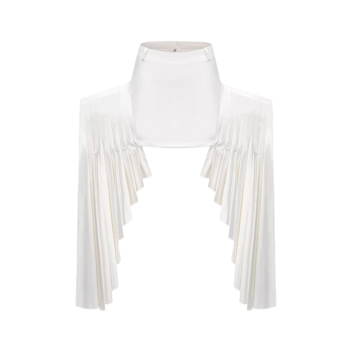 Karina layered-hemline mini skirt