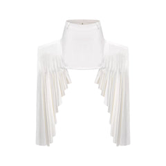 Karina layered-hemline mini skirt