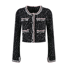 Alizée cropped jacket & skirt matching set