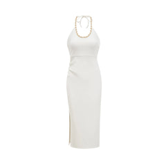 Keeya halterneck midi dress