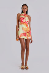 Orquidea Tropical Mini Dress