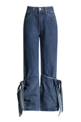 Avalon Knot Lace Up Jeans