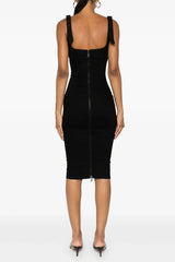Freitas Belted Denim Midi Dress