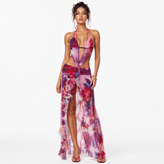 Jeanne Printed Maxi Dress