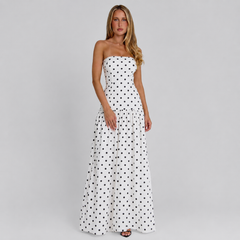 Giana Polka Maxi Dress