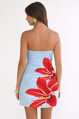 Elisabet Halter Mini Dress Floral