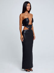 Milarae Black Maxi Dress