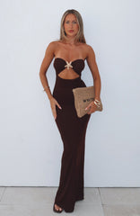 Chocolate Muse Maxi Dress