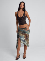 Roei Sequin Corset Top