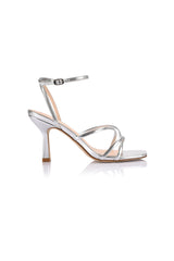 Penelope Strappy Sandals Silver