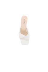Stella Block Heel Mules Chalk