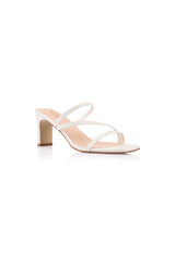 Ginny Block Heel Mules Chalk