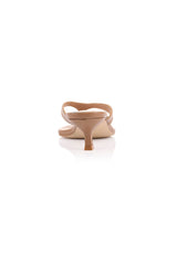Martha Kitten Heel Camel